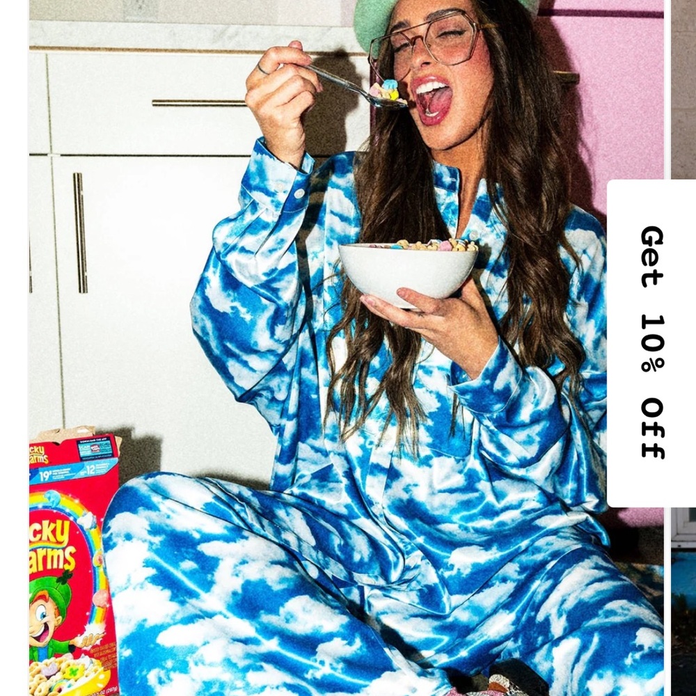 Dressed in Lala Satin Playsuit in Secret Sky Society